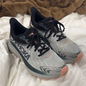 Hoka Women's Gray and Black Running Shoes